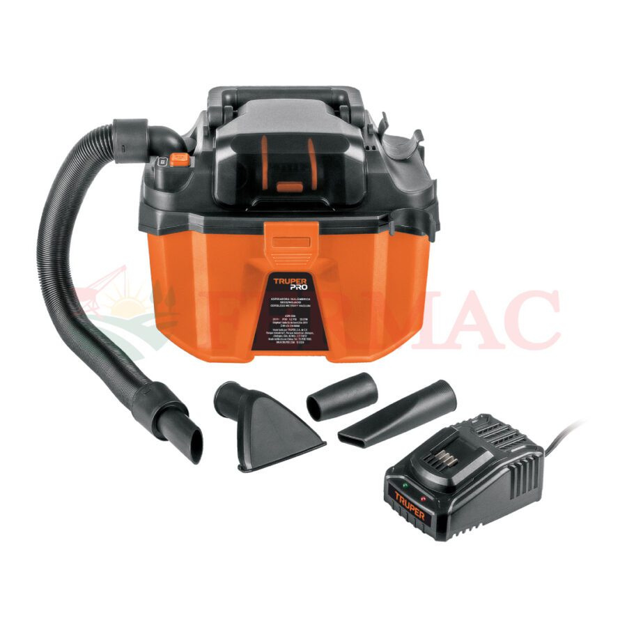 Aspiradora, 20V, 1 batería 2Ah, TRUPER PRO