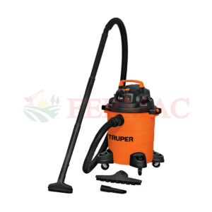 Aspiradora de sólidos y líquidos, 6 gal, plástica, TRUPER