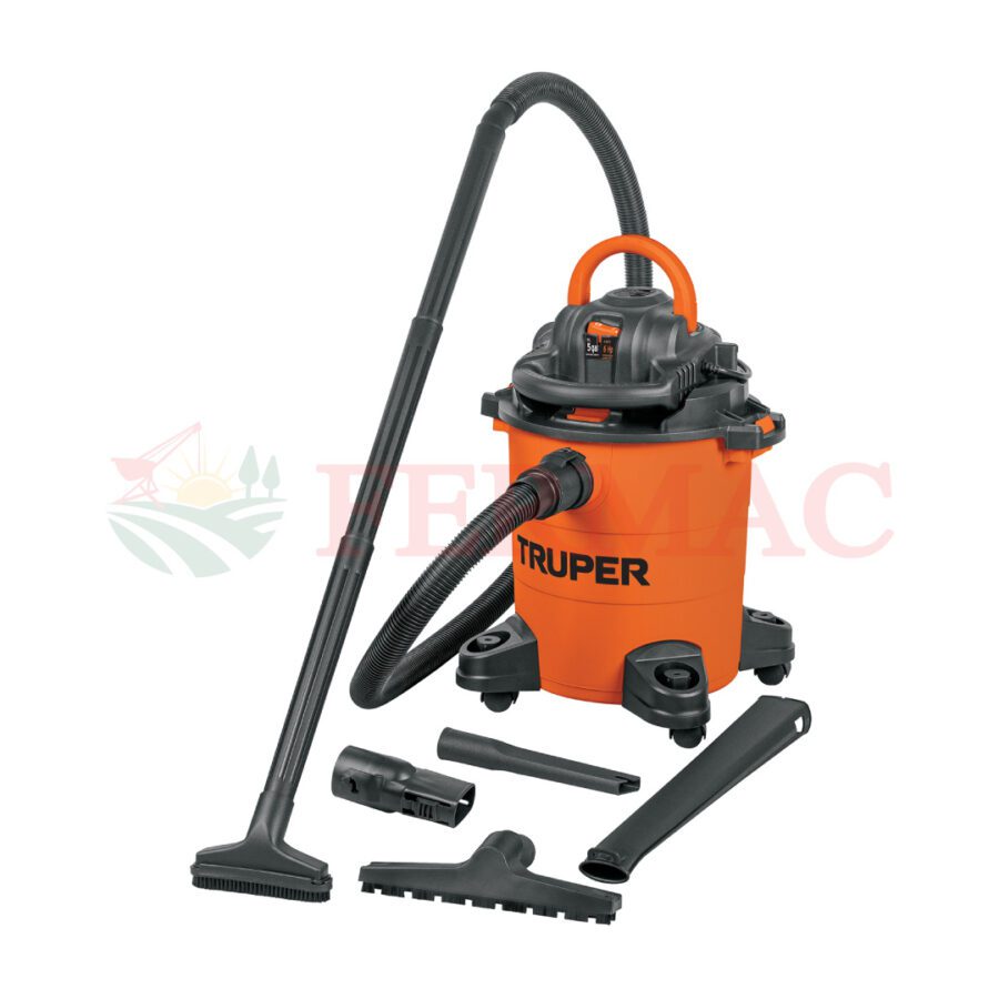 Aspiradora sólidos y líquidos, 5 gal, soplador desmontable