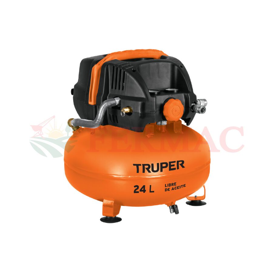 Compresor libre de aceite, 24L, 2-2/3HP, 127V, TRUPER