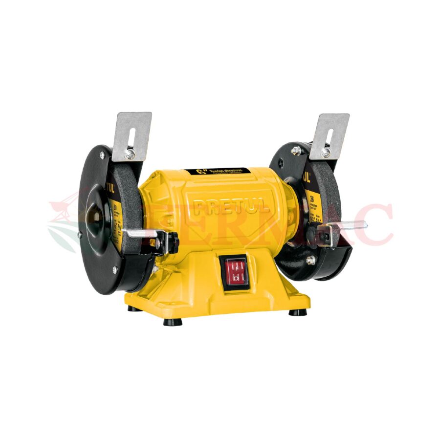 Esmeril de banco de 6" de 1/4 HP (185 W), Pretul