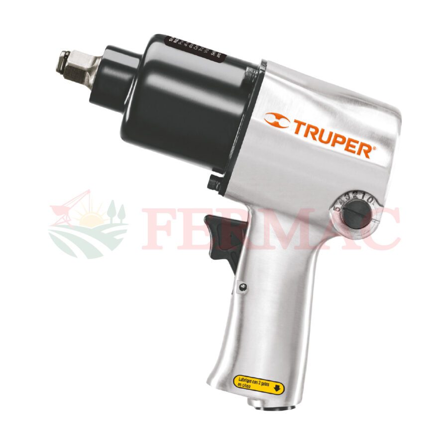 Llave (pistola) de impacto neumática 1/2", ind, TRUPER