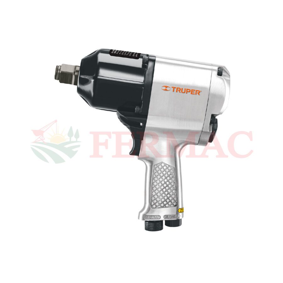 Llave (pistola) de impacto neumática 3/4", ind, TRUPER