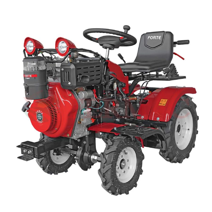 Minitractor Motoazada FORTE Diésel 11 HP FTD001 eléctrico