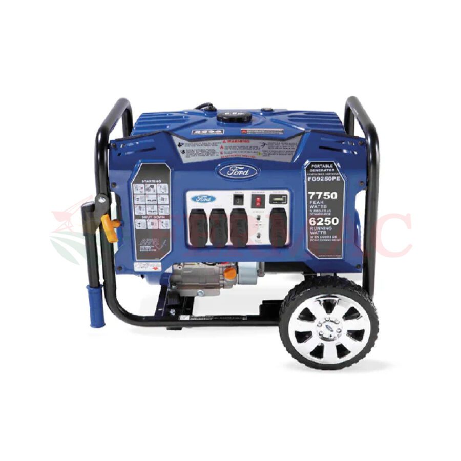 Generador Portátil FORD, Potencia 6.5 KW con Ruedas