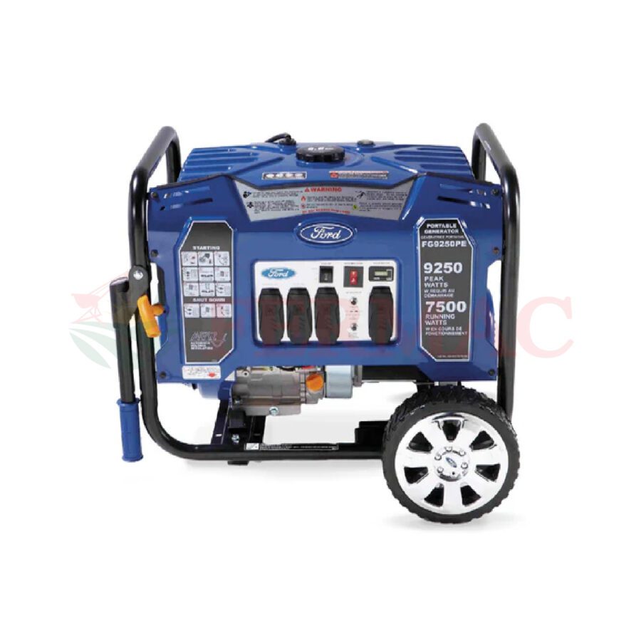 Generador Portátil FORD, Potencia 8.0KW con Ruedas