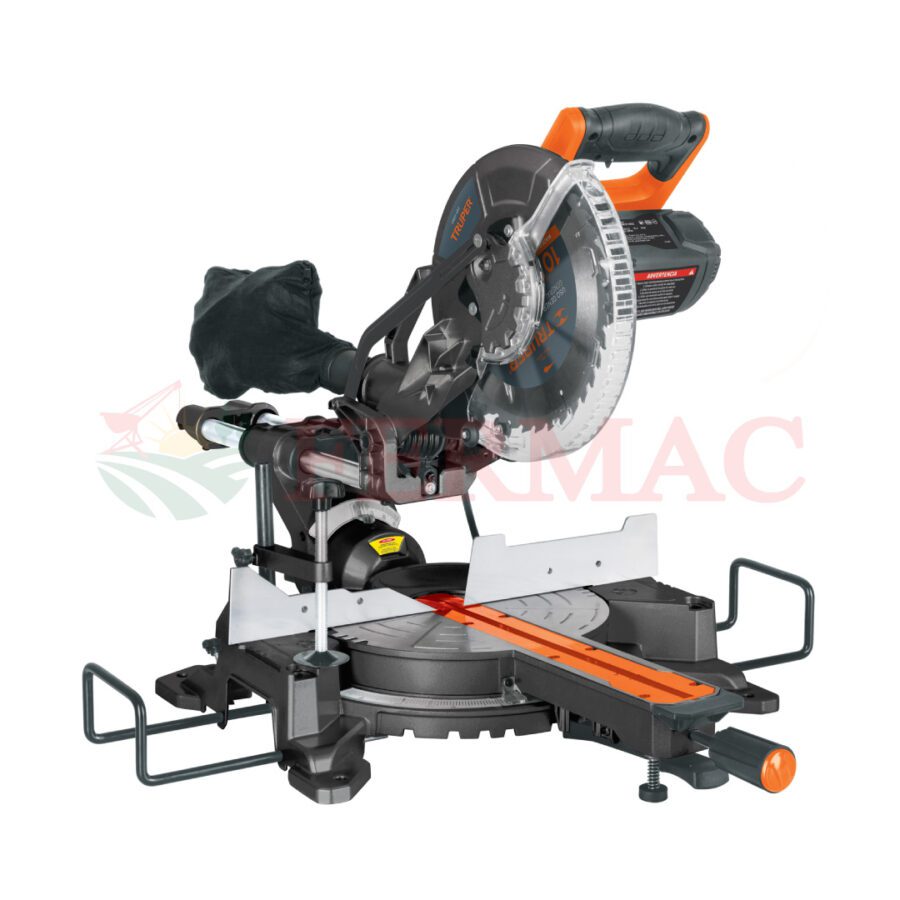 Sierra de inglete 10", 1900W telescópica compuesta, TRUPER