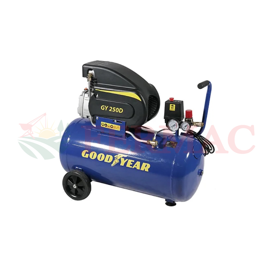 Compresor GOODYEAR GY250DS 2hp 50 litros 115 psi